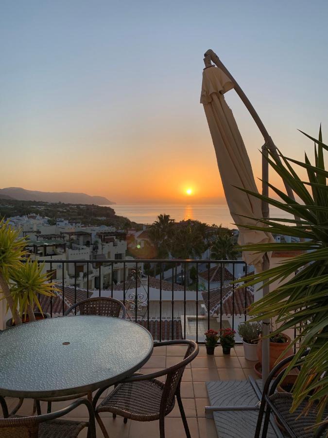 Playa Burriana, Stor Terass, Havsutsikt, Pool Appartement