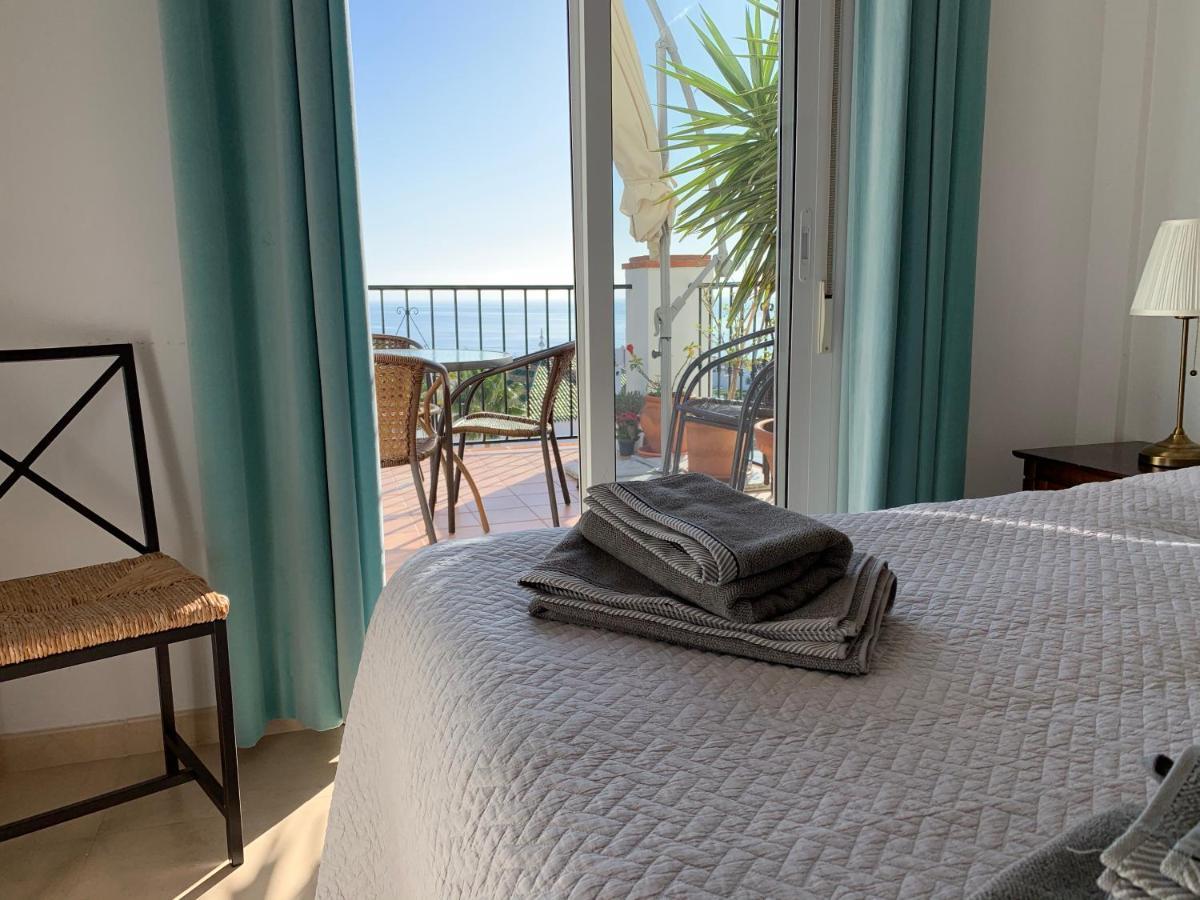 Playa Burriana, Stor Terass, Havsutsikt, Pool Appartement Nerja